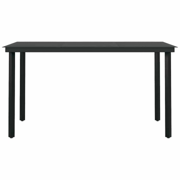 Set mobilier de grădină cu perne 5 piese maro sticlă polirattan - Img 6