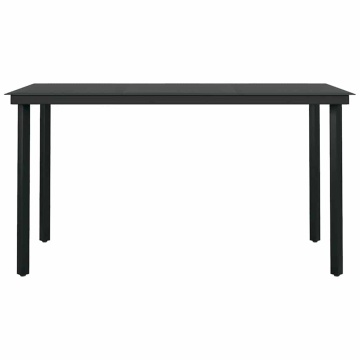 Set mobilier de grădină cu perne 5 piese maro sticlă polirattan - Img 6