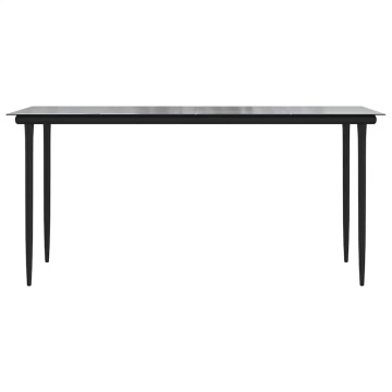 Set mobilier de grădină cu perne 5 piese maro sticlă polirattan - Img 6