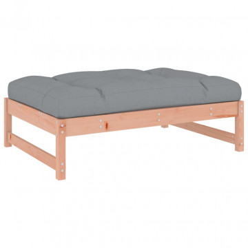 Set mobilier de grădină cu perne, 6 piese, lemn masiv Douglas - Img 8