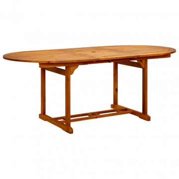 Set mobilier pentru grădină, 7 piese, negru, poliratan - Img 7