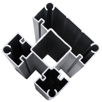 Set panouri gard, 699x146 cm, gri, WPC - Img 7