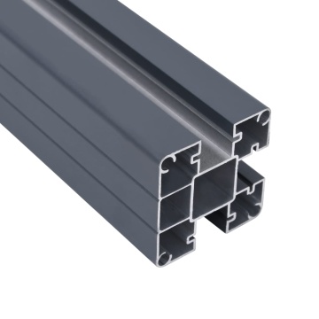 Set panouri pentru gard, gri, 180x186 cm, WPC - Img 7