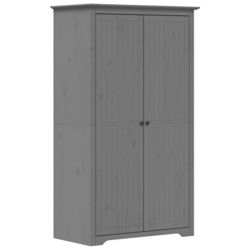 Șifonier BODO, gri, 99x53,5x173 cm, lemn masiv de pin - Img 2