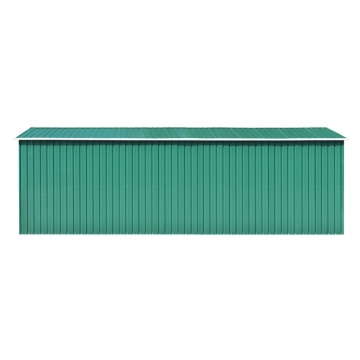 Șopron de grădină, 257x580x181 cm, verde, metal - Img 4