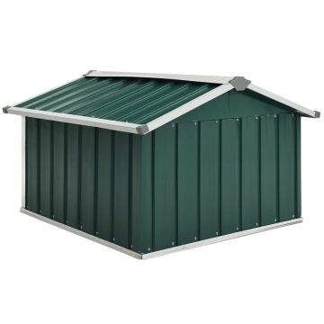 Șopron grădină pt. robot de gazon verde 92x97x63 cm oțel zincat - Img 5