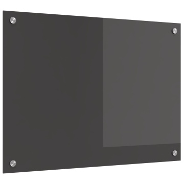 Spate de Bucătărie Gri Întunecat 70x50x0,6 cm din Sticlă Securizată - Img 2