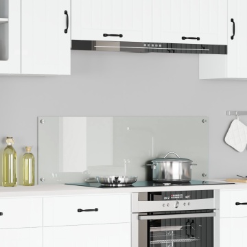 Spate de bucătărie Transparent 120x40x0,6 cm din sticlă termorezistentă - Img 1