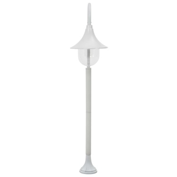 Stâlp de iluminat pentru grădină, alb, 120 cm, aluminiu, E27 - Img 2