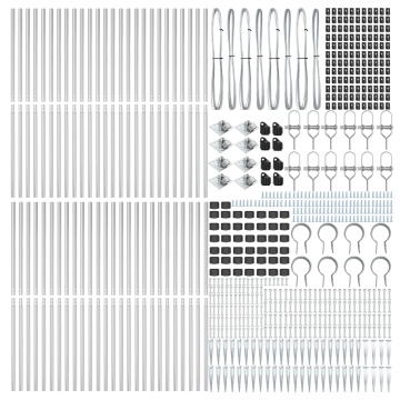 Stâlpi de gard cu vârf 52 buc Ø32 mm 120 cm Oțel galvanizat - Img 4