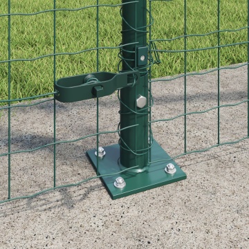 Stâlpi de gard Set de 104 Verde Beton 3.2 x 3.2 x 88.5 cm - Img 3