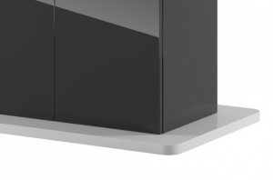 Star 03 (Masa Extensibila) White High Gloss/Black Gloss - Img 2