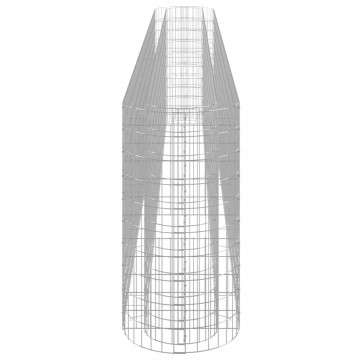 Strat înălțat gabion, 470x50x100 cm, fier galvanizat - Img 8