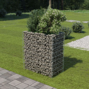 Strat înălțat gabion, 90x50x100 cm, oțel galvanizat - Img 1