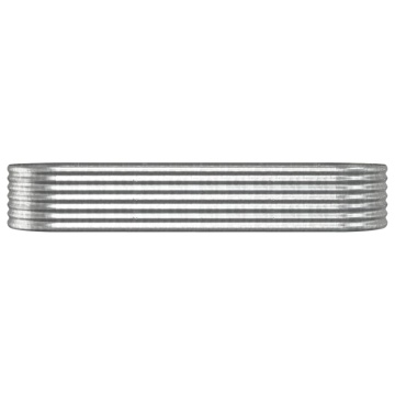 Strat înălțat grădină 224x80x36 cm oțel vopsit electrostatic - Img 3