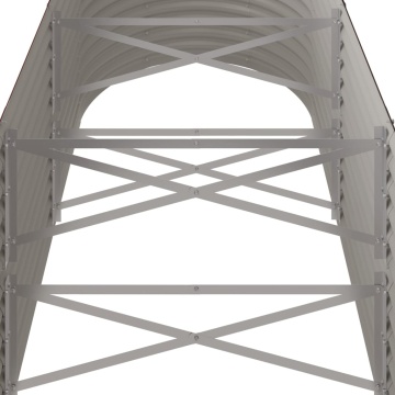 Strat înălțat grădină 224x80x68 cm oțel vopsit electrostatic - Img 6