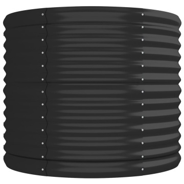Strat înălțat grădină 296x80x68 cm oțel vopsit electrostatic - Img 4