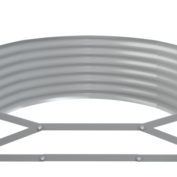 Strat înălțat grădină 322x100x36 cm oțel vopsit electrostatic - Img 6
