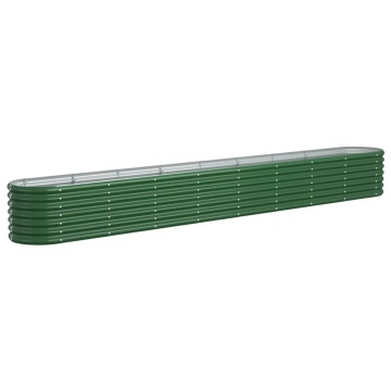Strat înălțat grădină 332x40x36 cm oțel vopsit electrostatic - Img 2
