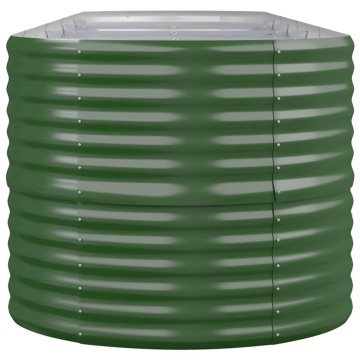 Strat înălțat grădină 368x80x68 cm oțel vopsit electrostatic - Img 4