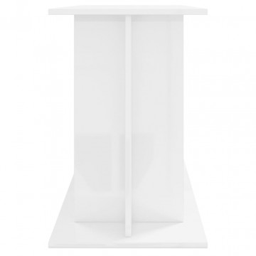 Suport acvariu, alb extralucios, 120x40x60 cm, lemn prelucrat - Img 8