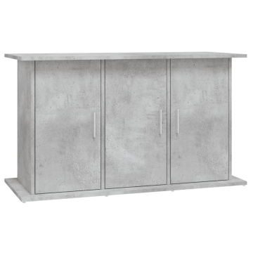 Suport acvariu, gri beton, 101x41x58 cm, lemn prelucrat - Img 2