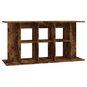 Suport acvariu, stejar fumuriu, 120x40x60 cm, lemn prelucrat - Img 2