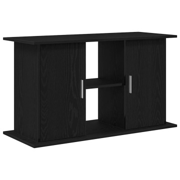 Suport acvariu Stejar negru 101x41x58 cm Lemn prelucrat - Img 2