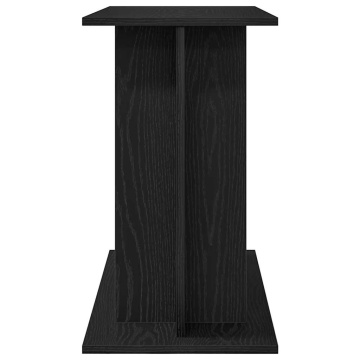 Suport acvariu Stejar negru 80x35x60 cm Lemn prelucrat - Img 5