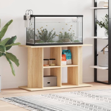 Suport acvariu, stejar sonoma, 100x40x60 cm, lemn prelucrat - Img 1