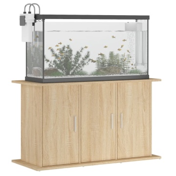 Suport acvariu, stejar sonoma, 101x41x58 cm, lemn prelucrat - Img 4