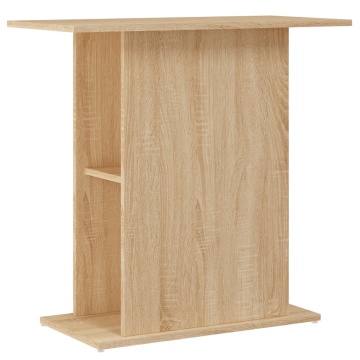 Suport acvariu, stejar sonoma, 75x36x72,5 cm, lemn prelucrat - Img 2