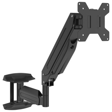 Suport de perete monitor ecran max 27 inci cu arc de gaz 10 kg - Img 2