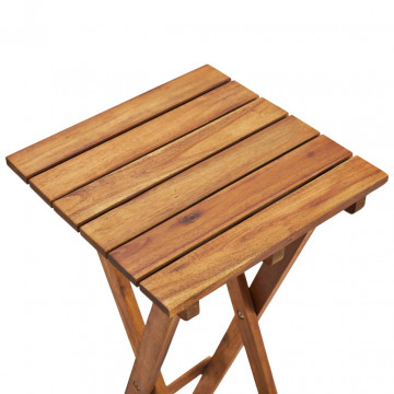 Suport de plante, 30 x 30 x 38 cm, lemn masiv de acacia - Img 6