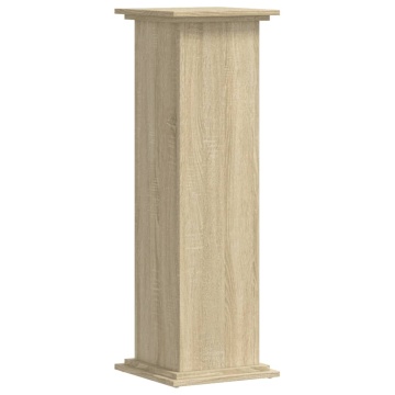 Suport de plante, stejar sonoma, 33x33x100 cm, lemn prelucrat - Img 2