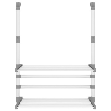Suport de uscare pentru balcon, 54x25x42 cm, aluminiu - Img 3