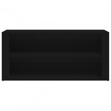 Suport pantofi, negru, 100x35x45 cm, lemn prelucrat - Img 8