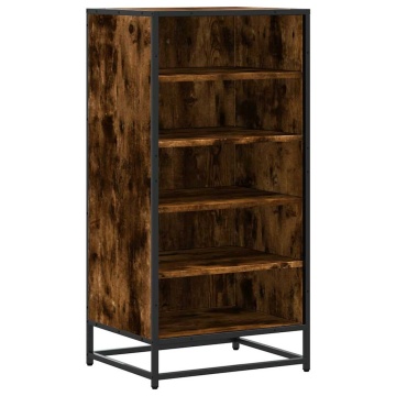 Suport pantofi Stejar afumat 48x38x97,5 cm Lemn prelucrat - Img 2