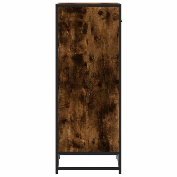 Suport pantofi Stejar afumat 48x38x97,5 cm Lemn prelucrat - Img 5