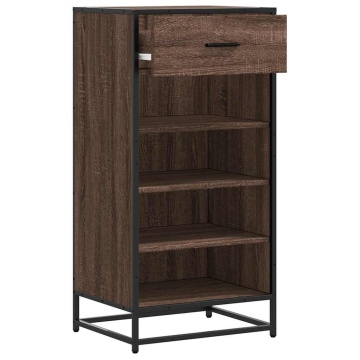Suport pantofi Stejar maro 48x38x97,5 cm Lemn prelucrat - Img 8
