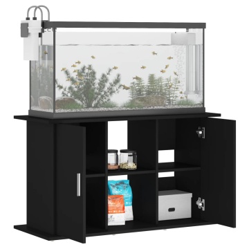 Suport pentru acvariu, negru, 101x41x58 cm, lemn prelucrat - Img 4
