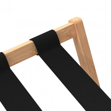 Suport pentru bagaje 68,5x38x58 cm bambus - Img 5