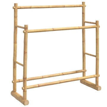 Suport pentru haine, 100x30x100 cm, bambus - Img 2