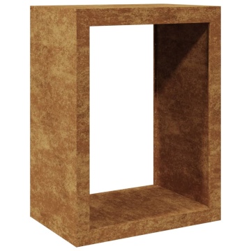 Suport pentru lemne de foc 60x40x80 cm Oțel pentru intemperii - Img 2