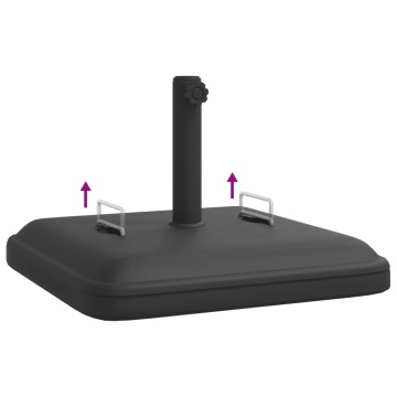 Suport umbrelă pentru stâlpi Ø38 / 48 mm, 27 kg, pătrat - Img 6