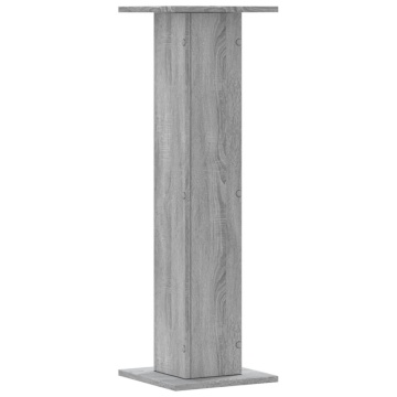 Suporturi de plante 2 buc. gri sonoma 30x30x95cm lemn prelucrat - Img 4