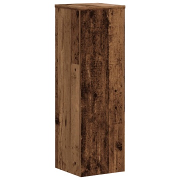 Suporturi de plante 2 buc. lemn vechi 25x25x80cm lemn prelucrat - Img 4