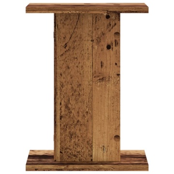 Suporturi difuzoare 2 buc lemn vechi 30x30x40 cm lemn prelucrat - Img 4