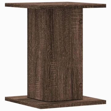 Suporturi plante 2 buc. stejar maro 30x30x40 cm lemn prelucrat - Img 6