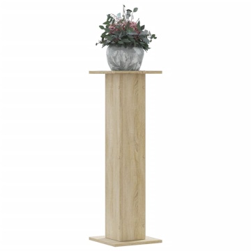 Suporturi plante 2 buc. stejar sonoma 30x30x95cm lemn prelucrat - Img 1